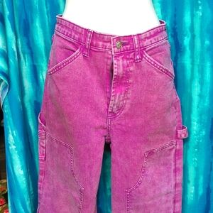 Wild fable stretchy jeans pink cargo pants